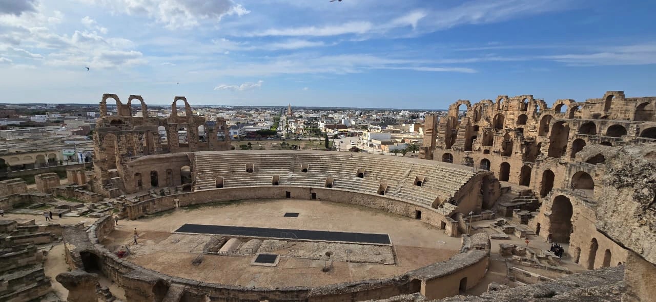 Amfiteatru roman din El Jem — fotografie din tunisia
