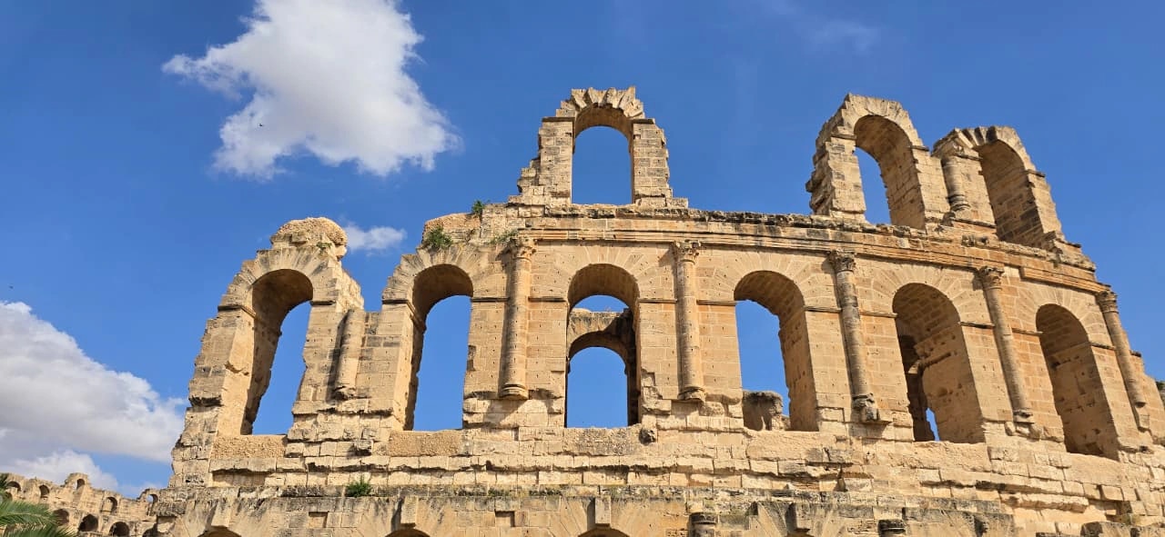 Amfiteatru roman din El Jem — fotografie din tunisia