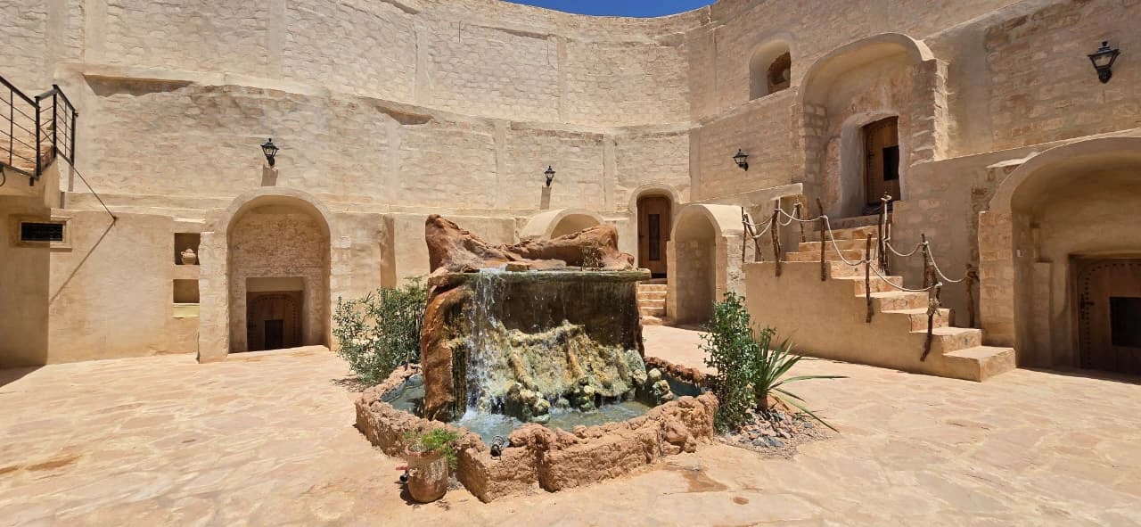 Peisaj saharian — fotografie din tunisia