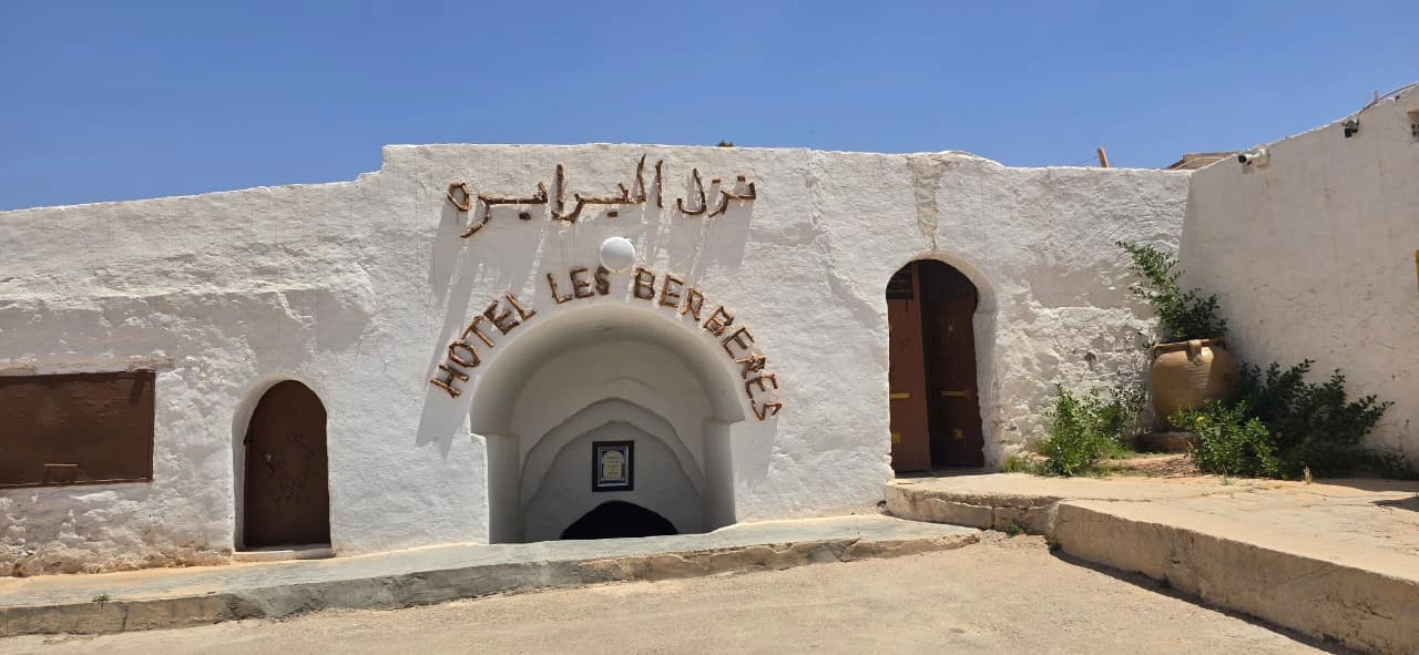 Peisaj saharian — fotografie din tunisia