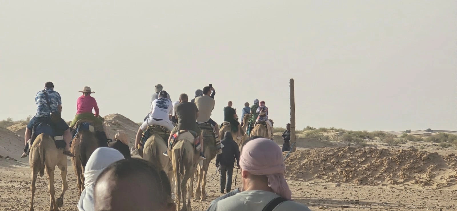 Peisaj saharian — fotografie din tunisia